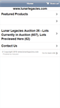 Mobile Screenshot of lunarlegacies.com